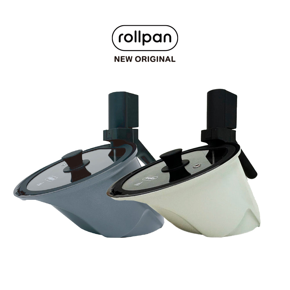 韓國 Rollpan 自動旋轉翻炒鍋| 新上市🔥 野營、燒烤也適用