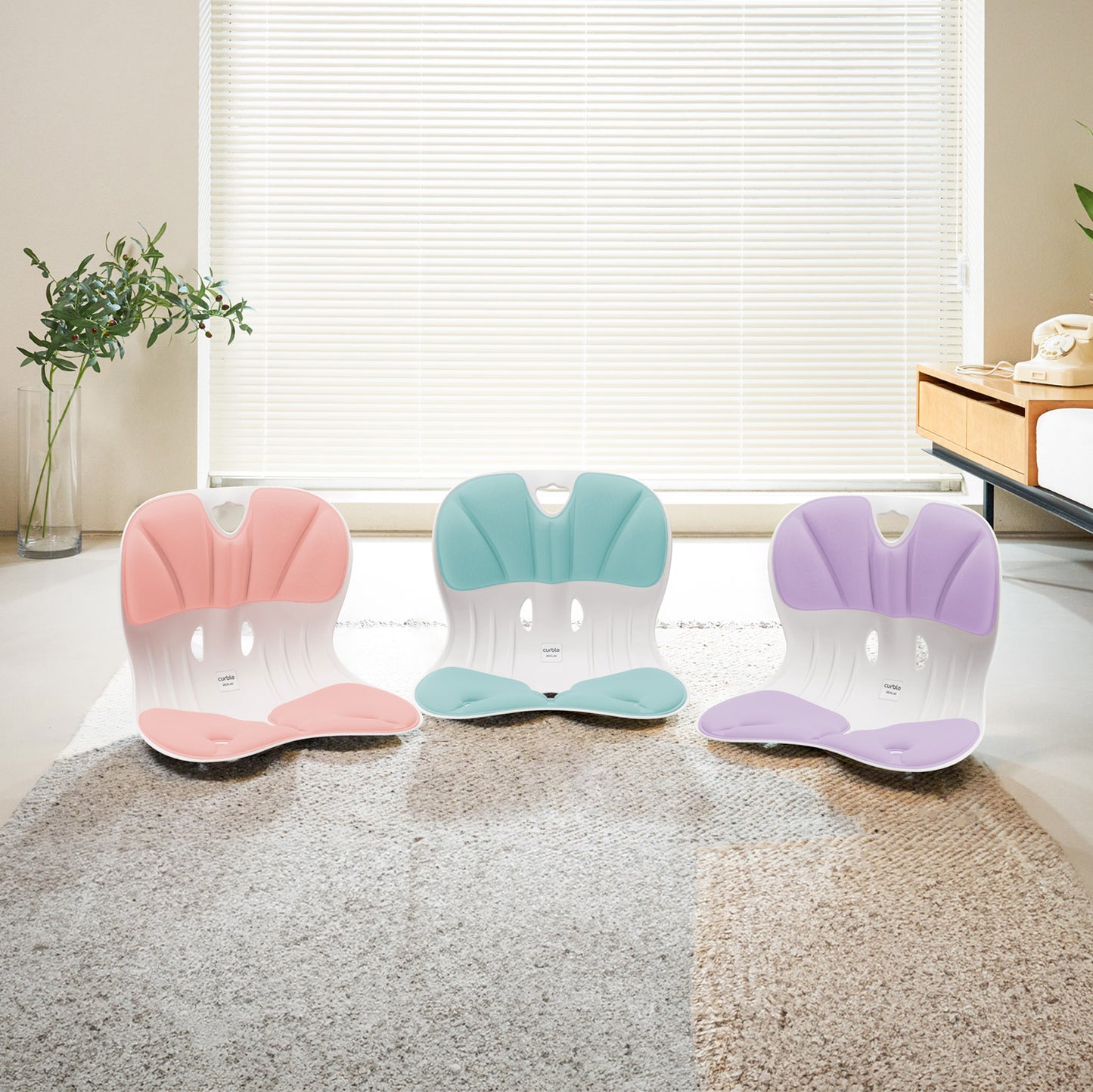 韓國 Curble Chair 護脊椅|Wider 馬卡龍色