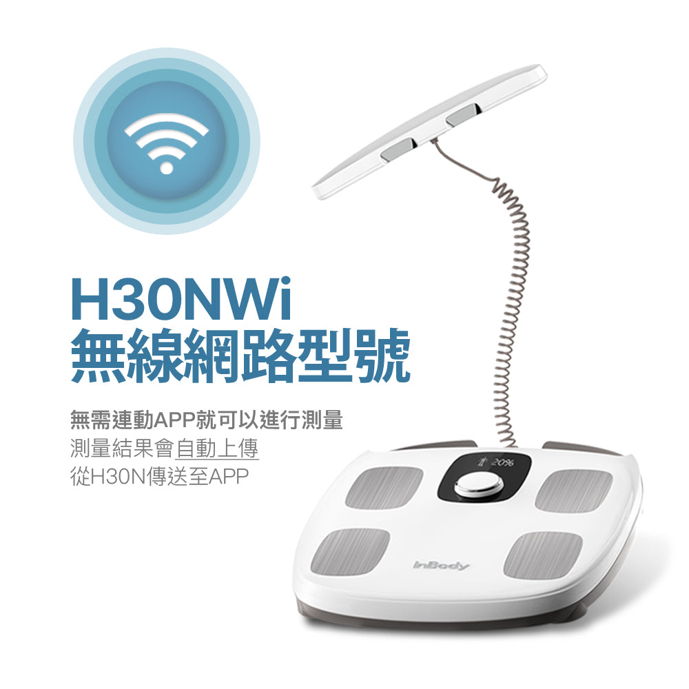 NEW! 新機上市✨ InBody H30NWi 無線網路型號體脂計|精準再升級