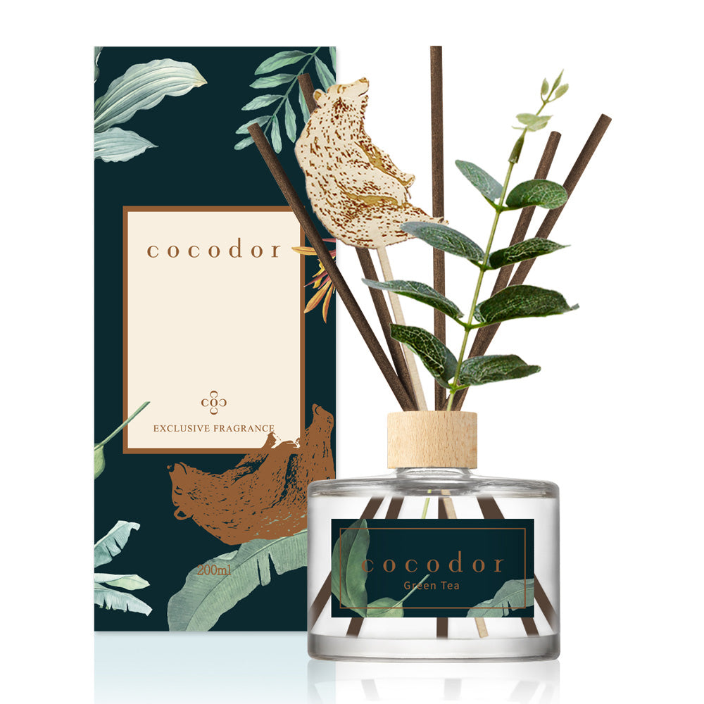 cocodor 珂珂朵爾|棕熊系列擴香瓶 200ml 綠葉款