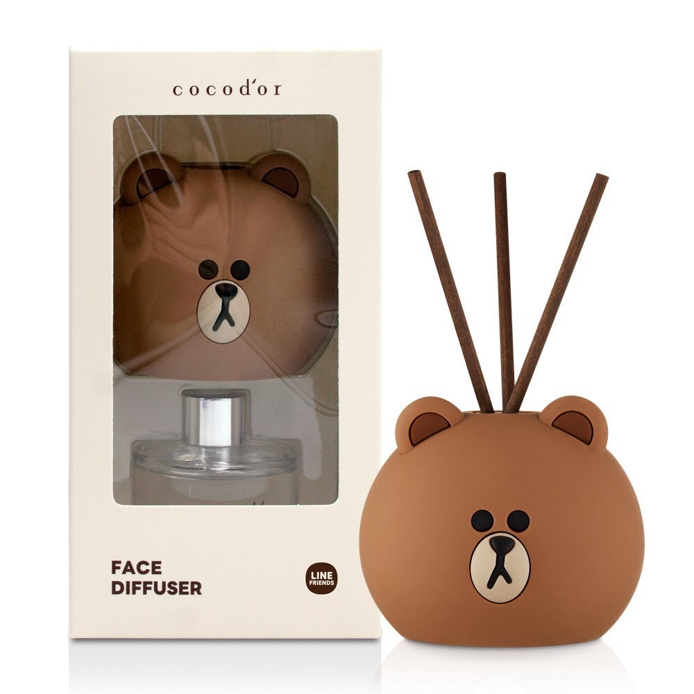 (即期品) cocodor 珂珂朵爾｜BROWN & FRIENDS造型系列擴香瓶 50ml