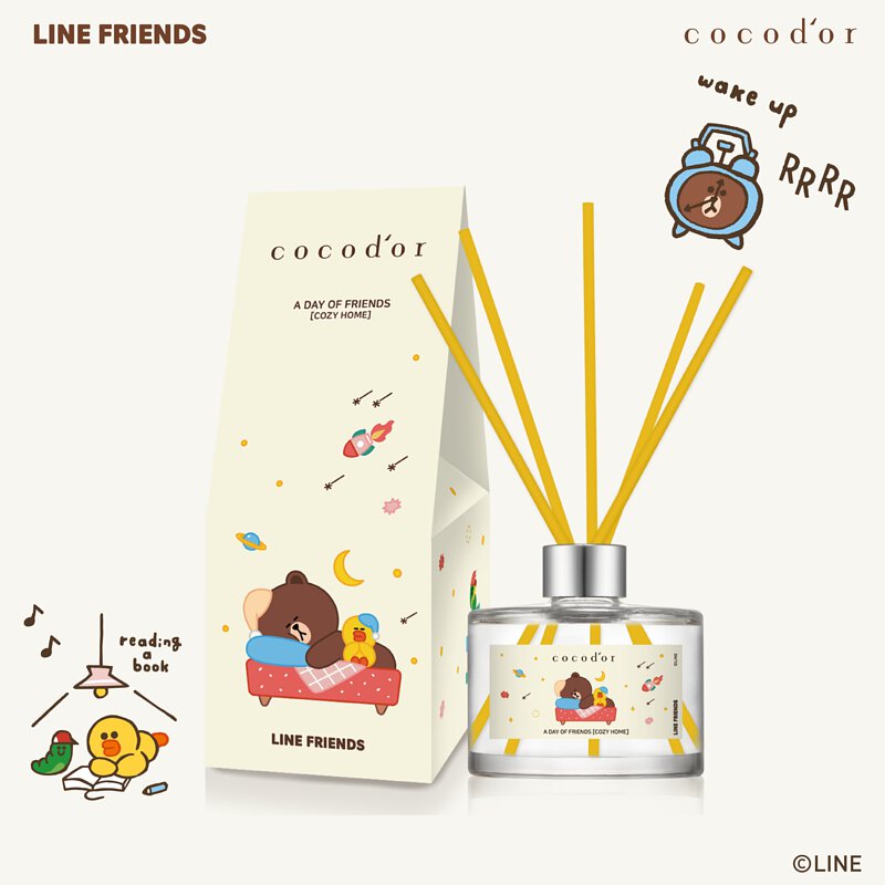 (即期品) cocodor 珂珂朵爾｜LINE FRIENDS熊大好朋友系列擴香 - 夢境漫遊 200ml